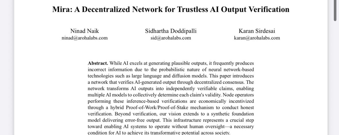 What If AI Could Prove Itself? @Mira_Network Network Already Does.